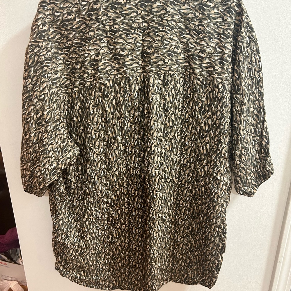 Bachrach Brown Large Casual Button Down Shirt - Picture 3 of 3
